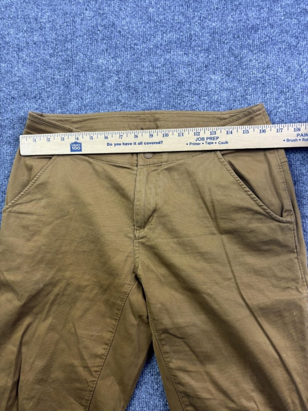 Mountain Hardwear Chino Pants Womens 32 Brown Twill Regular Fit‎ Pockets Travel - Picture 2 of 7